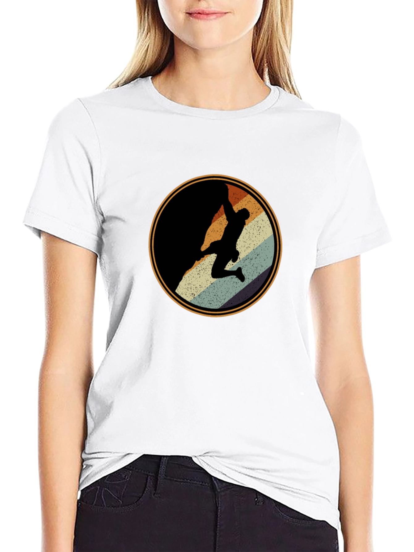 Retro Climbing T-Shirt - Adventure Apparel
