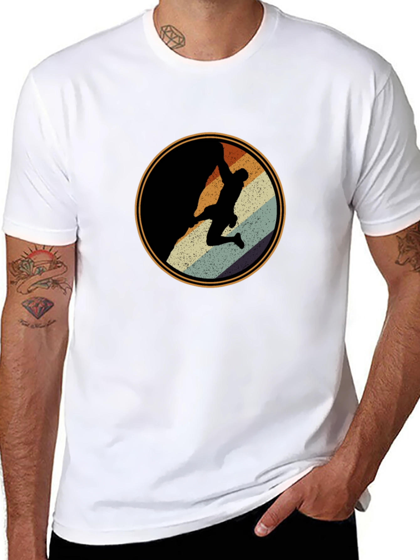 Retro Climbing T-Shirt - Adventure Apparel
