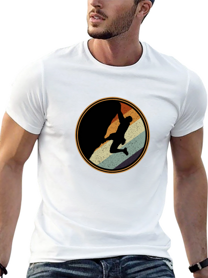 Retro Climbing T-Shirt - Adventure Apparel