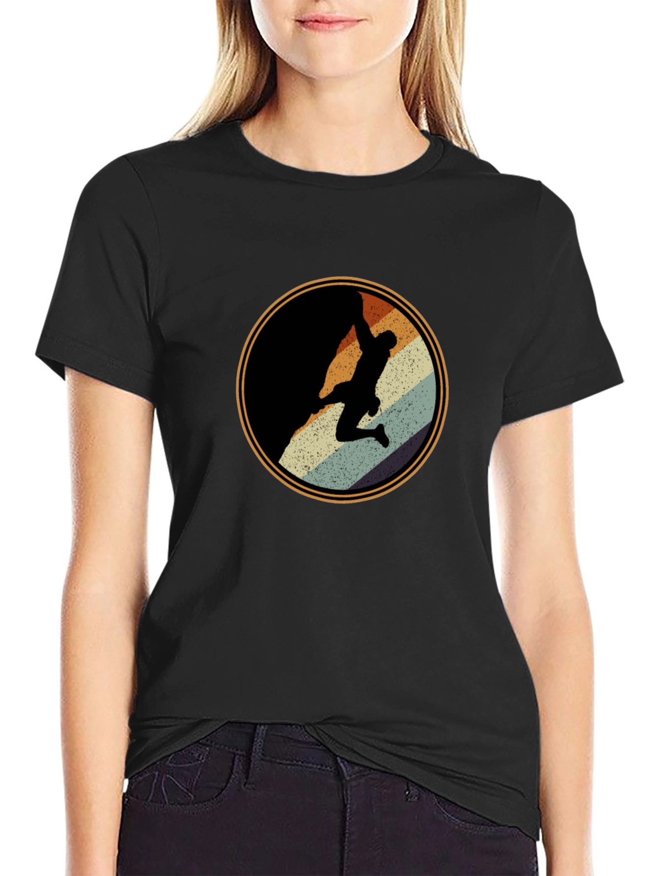 Retro Climbing T-Shirt - Adventure Apparel