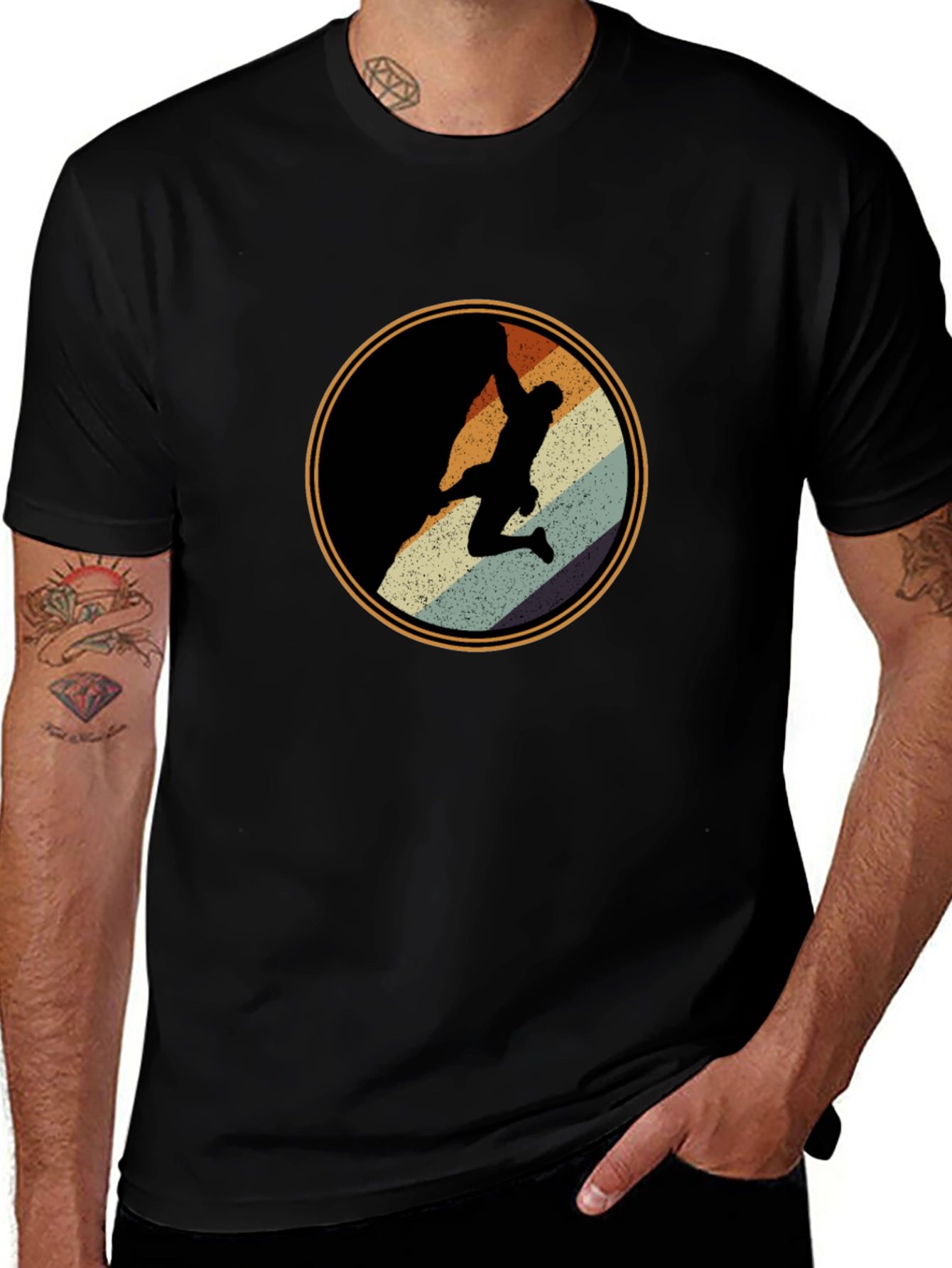 Retro Climbing T-Shirt - Adventure Apparel