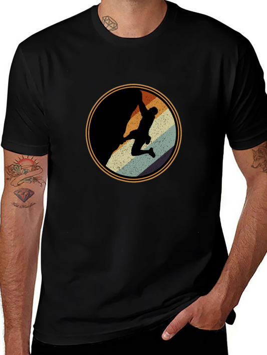 Retro Climbing T-Shirt - Adventure Apparel