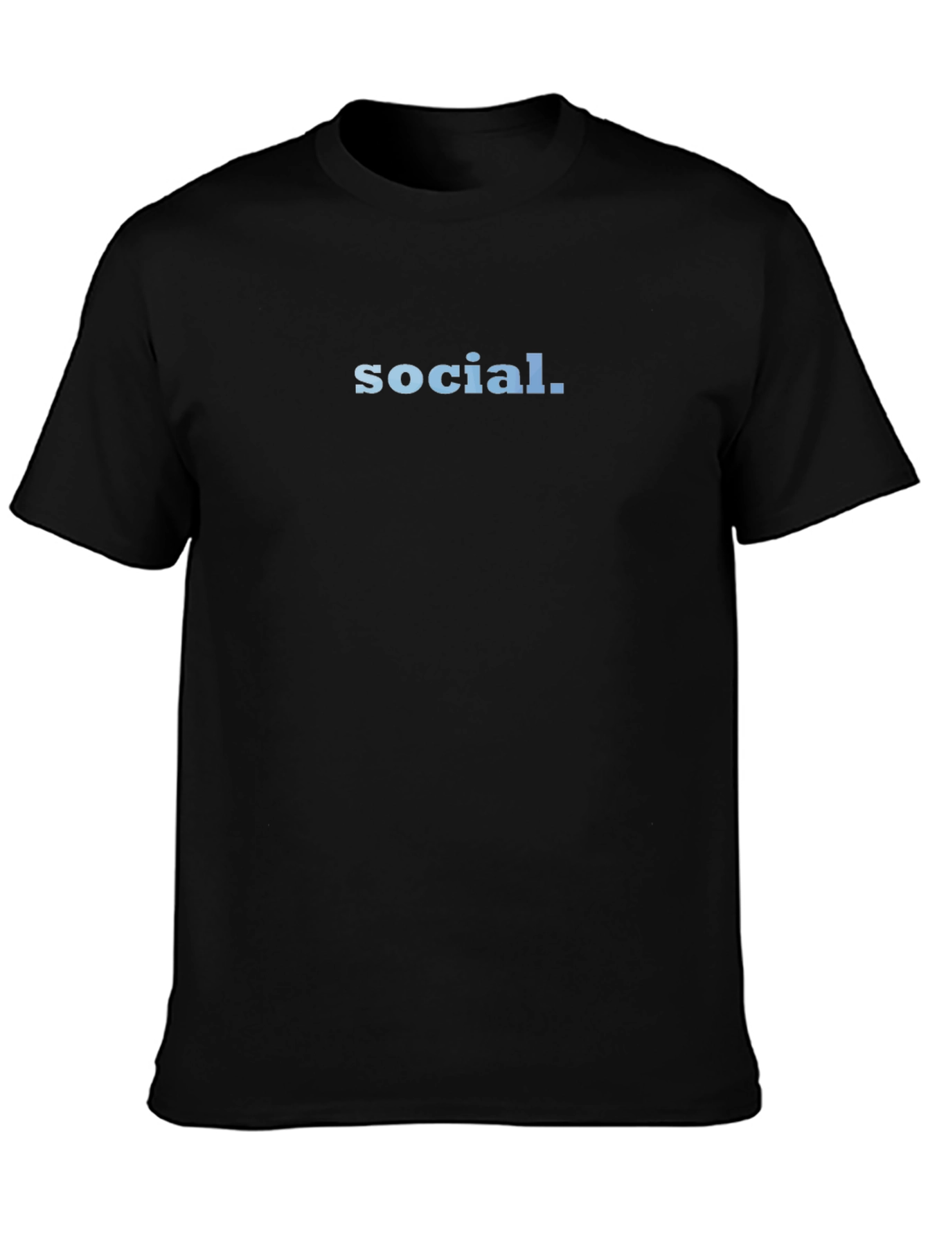 Social T-Shirt - Simple & Stylish Black Tee
