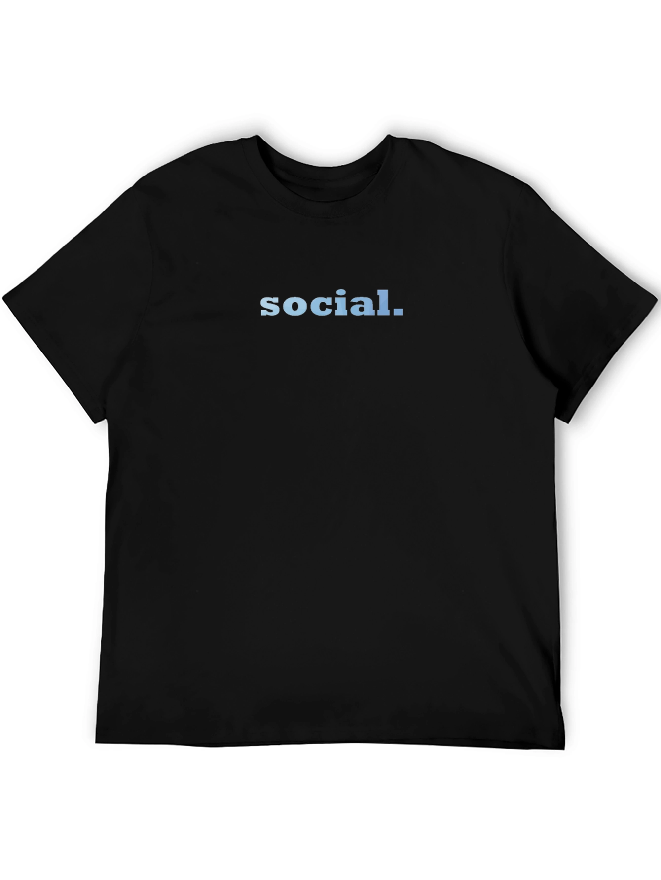 Social T-Shirt - Simple & Stylish Black Tee
