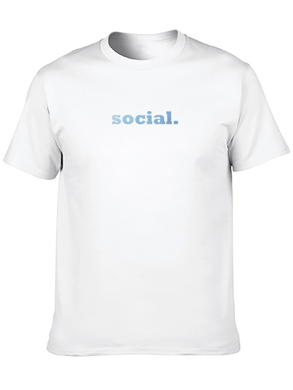 Social T-Shirt - Simple & Stylish Black Tee