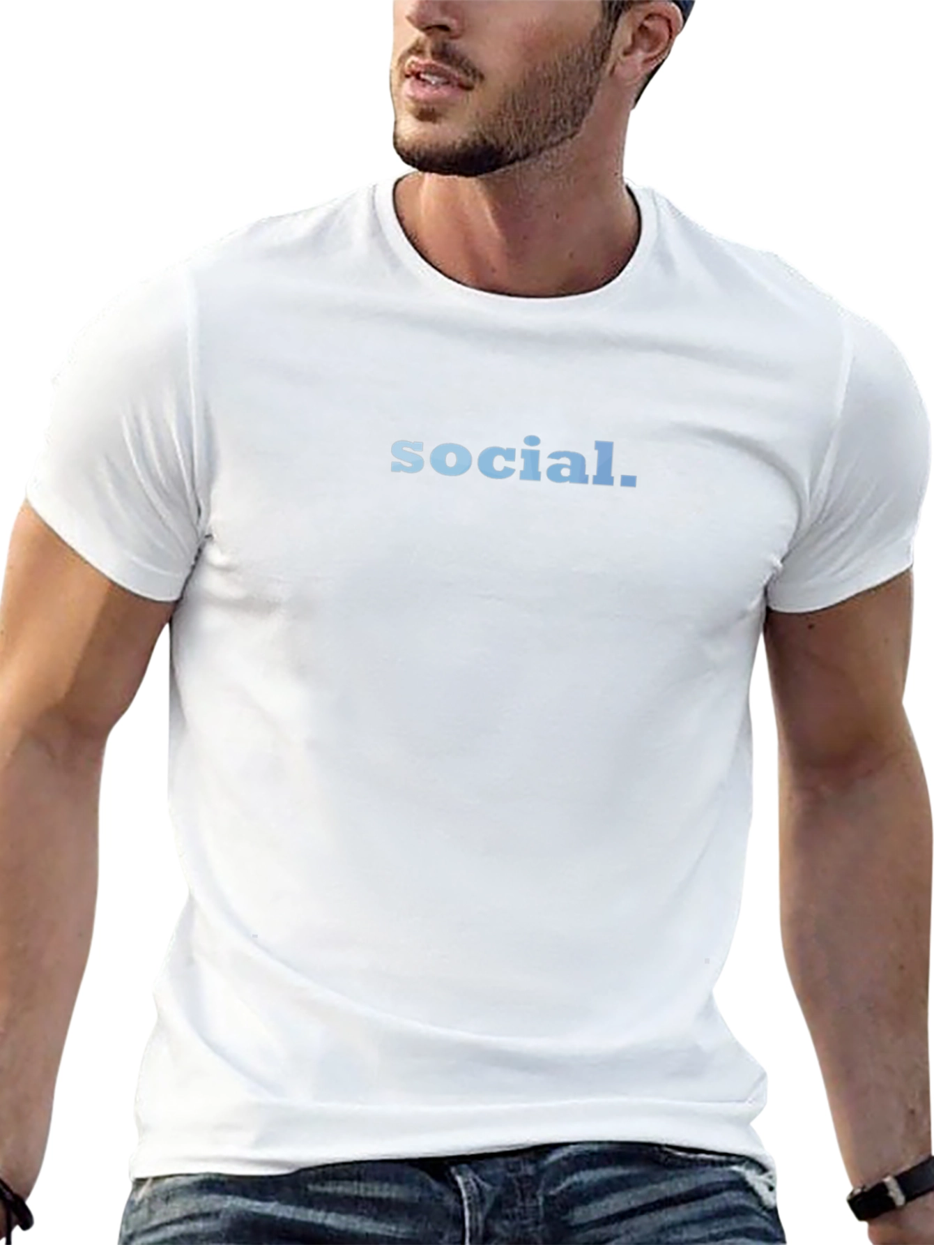 Social T-Shirt - Simple & Stylish Black Tee