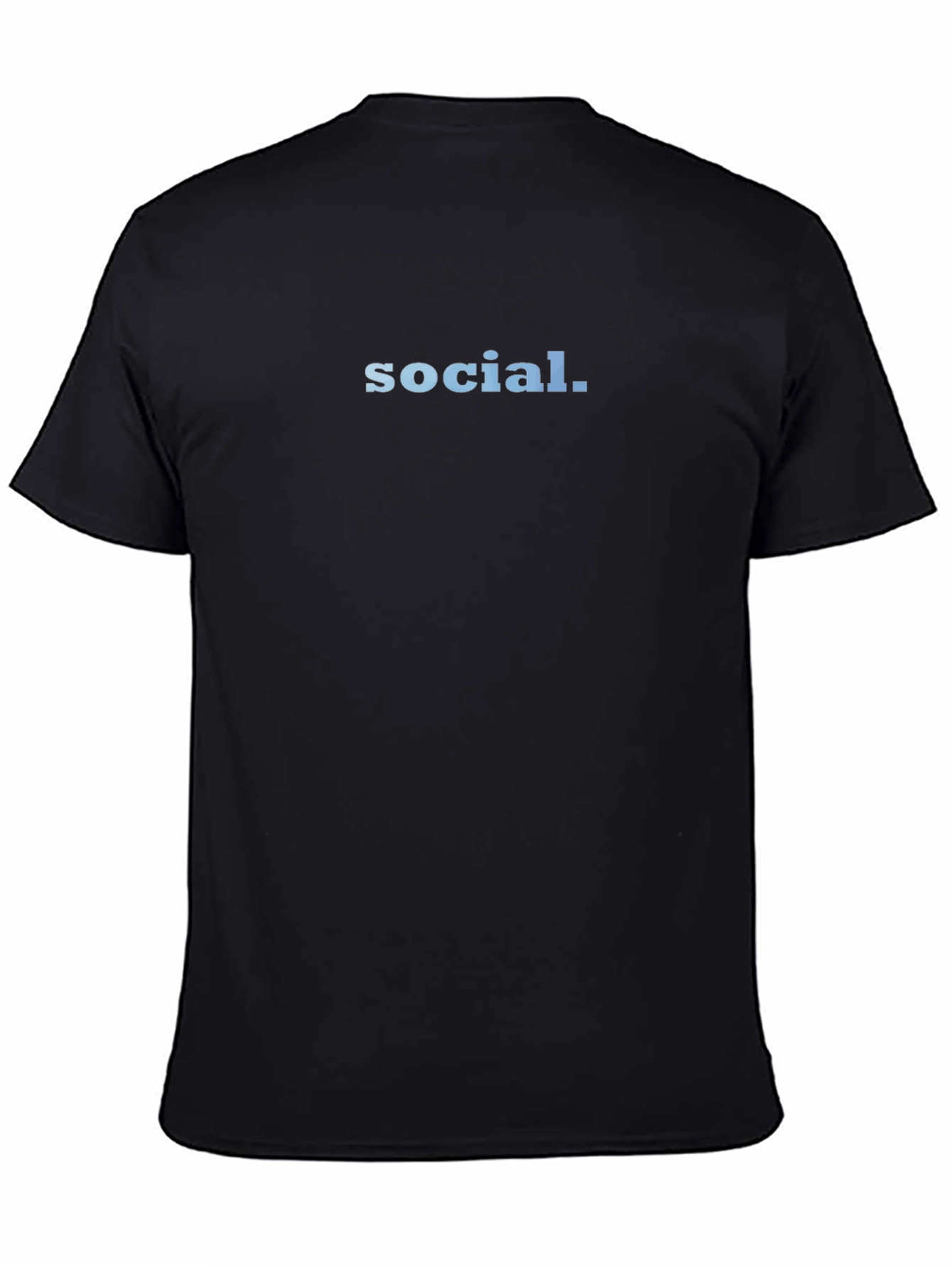 Social T-Shirt - Simple & Stylish Black Tee