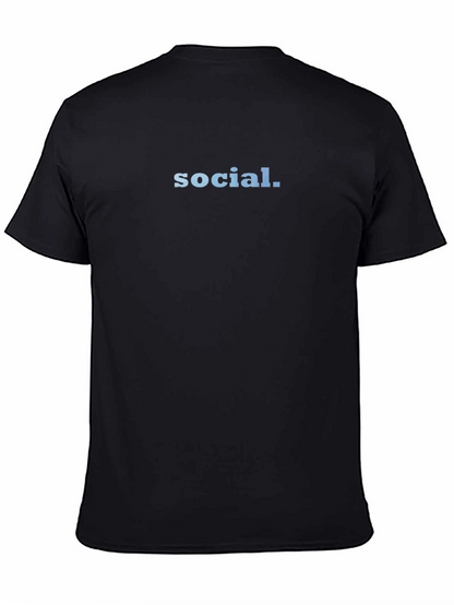 Social T-Shirt - Simple & Stylish Black Tee