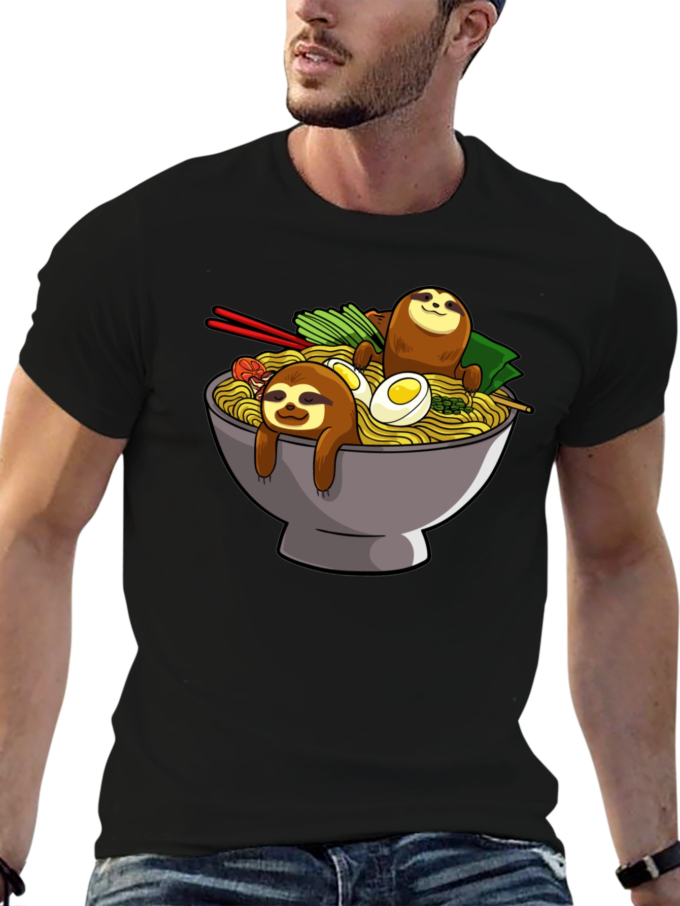 Sloth Ramen Bowl T-Shirt