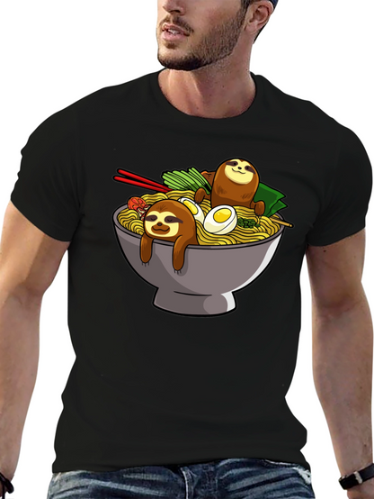 Sloth Ramen Bowl T-Shirt
