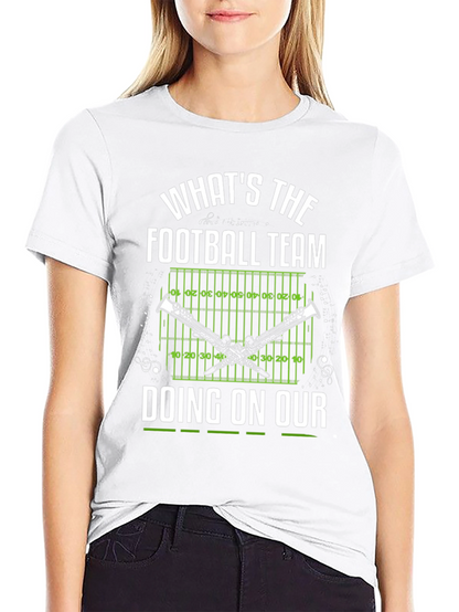 Funny Band T-Shirt: Football Team Clarinet Player
