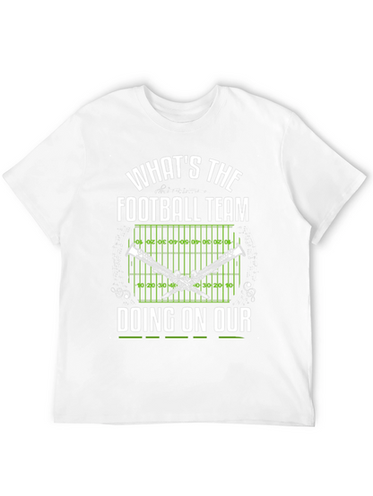Funny Band T-Shirt: Football Team Clarinet Player