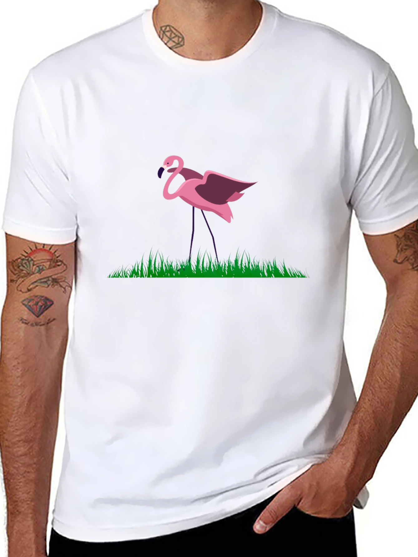 Black Flamingo Graphic Tee
