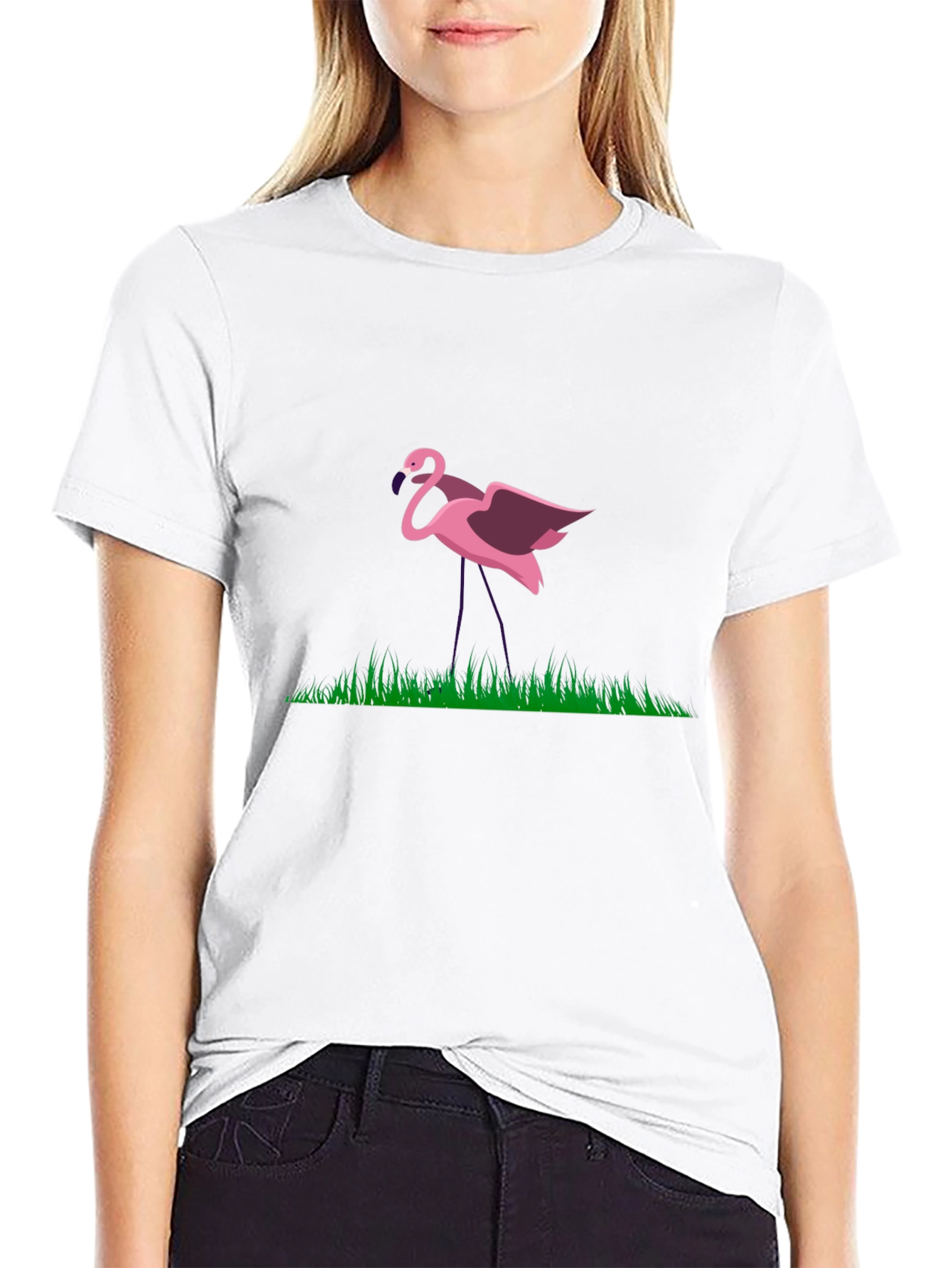 Black Flamingo Graphic Tee