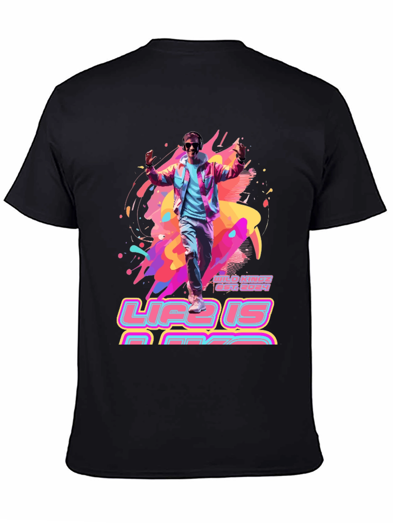 Life is Rad T-Shirt - Retro 80s Style