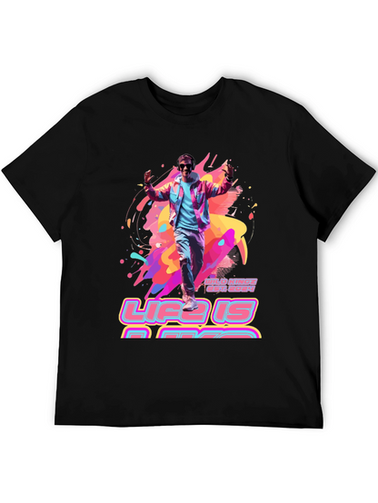 Life is Rad T-Shirt - Retro 80s Style