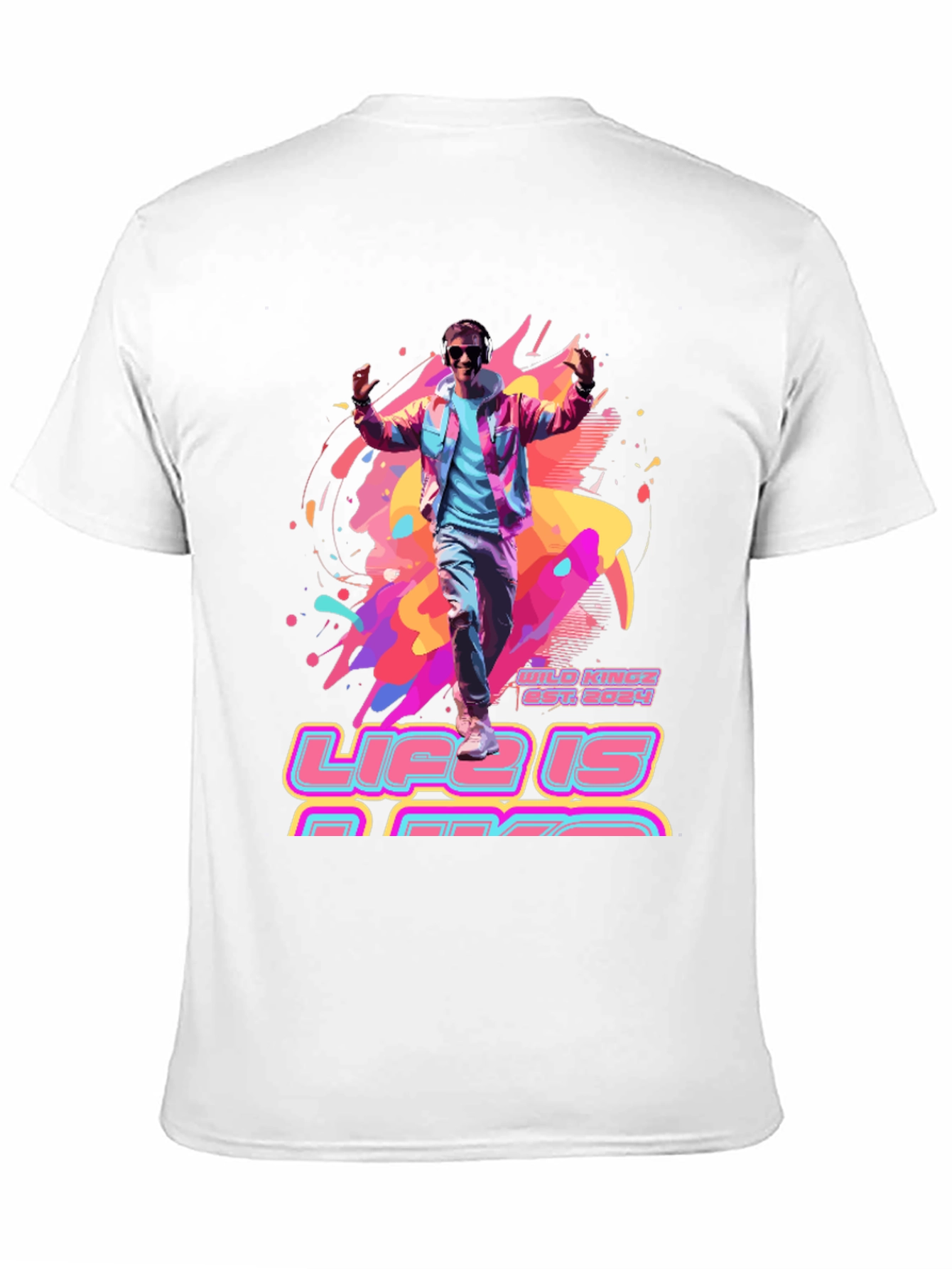 Life is Rad T-Shirt - Retro 80s Style