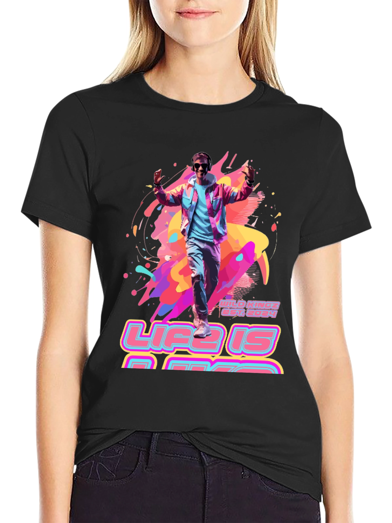 Life is Rad T-Shirt - Retro 80s Style