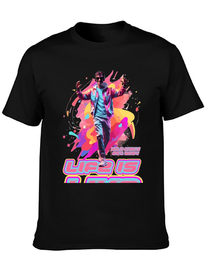 Life is Rad T-Shirt - Retro 80s Style