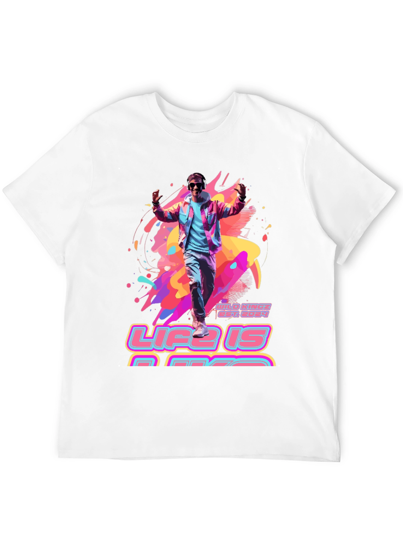 Life is Rad T-Shirt - Retro 80s Style