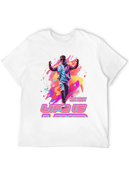 Life is Rad T-Shirt - Retro 80s Style