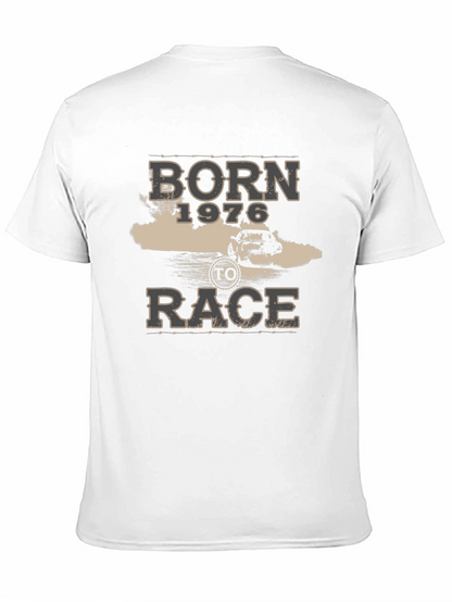 Born 1976 to Race Black Graphic Tee