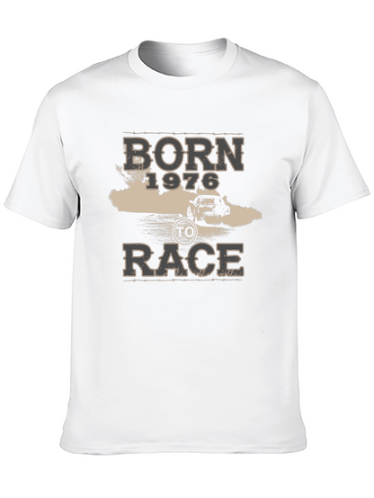 Born 1976 to Race Black Graphic Tee