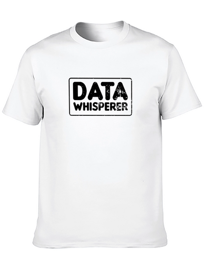 Data Whisperer Black T-Shirt