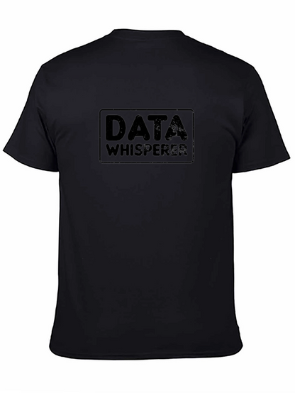 Data Whisperer Black T-Shirt