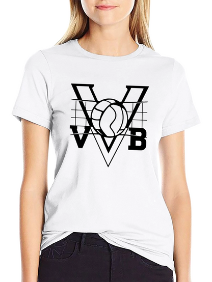Volleyball VVB Graphic Tee - Mens Black T-Shirt