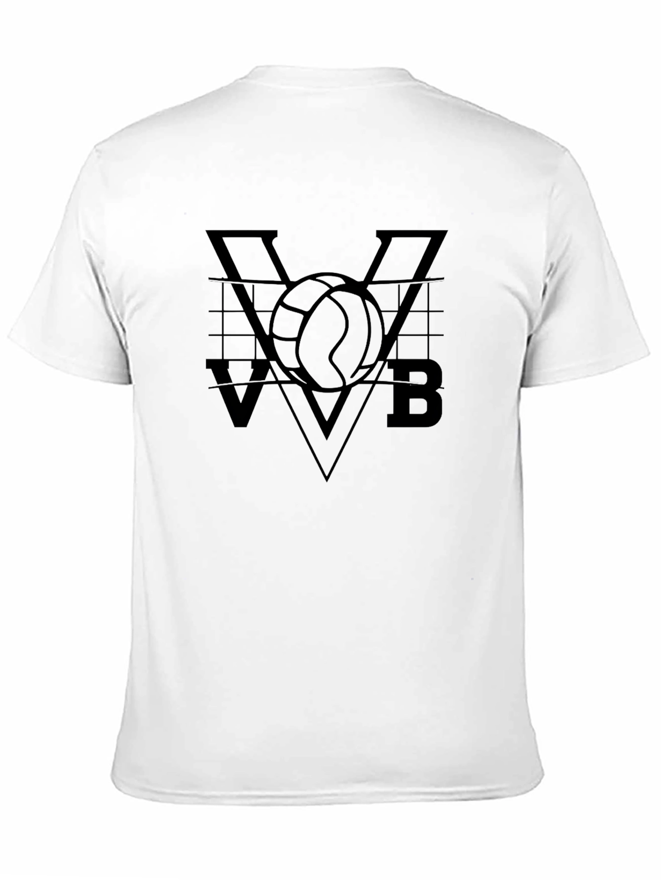 Volleyball VVB Graphic Tee - Mens Black T-Shirt