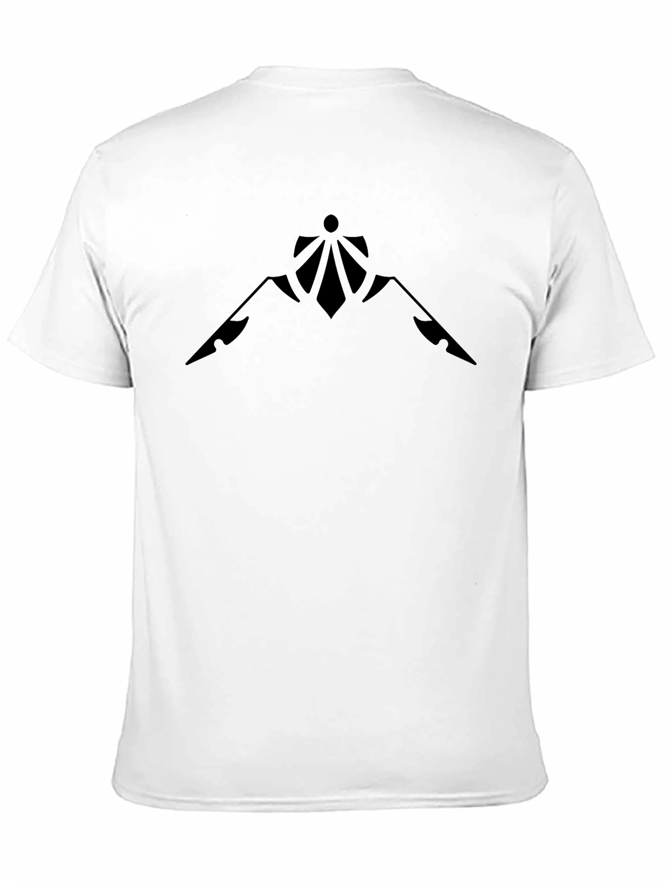 Modern Mountain Graphic Black T-Shirt