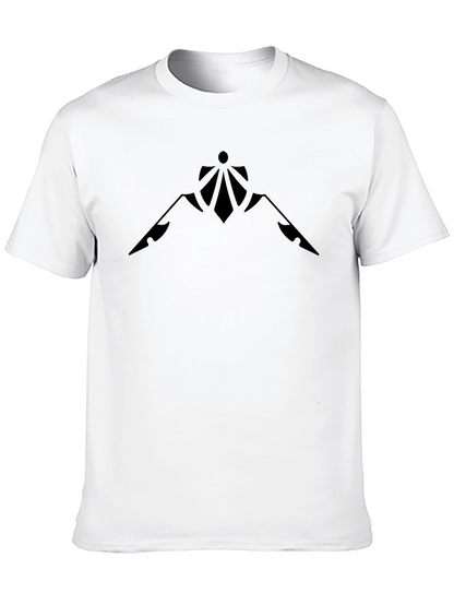 Modern Mountain Graphic Black T-Shirt