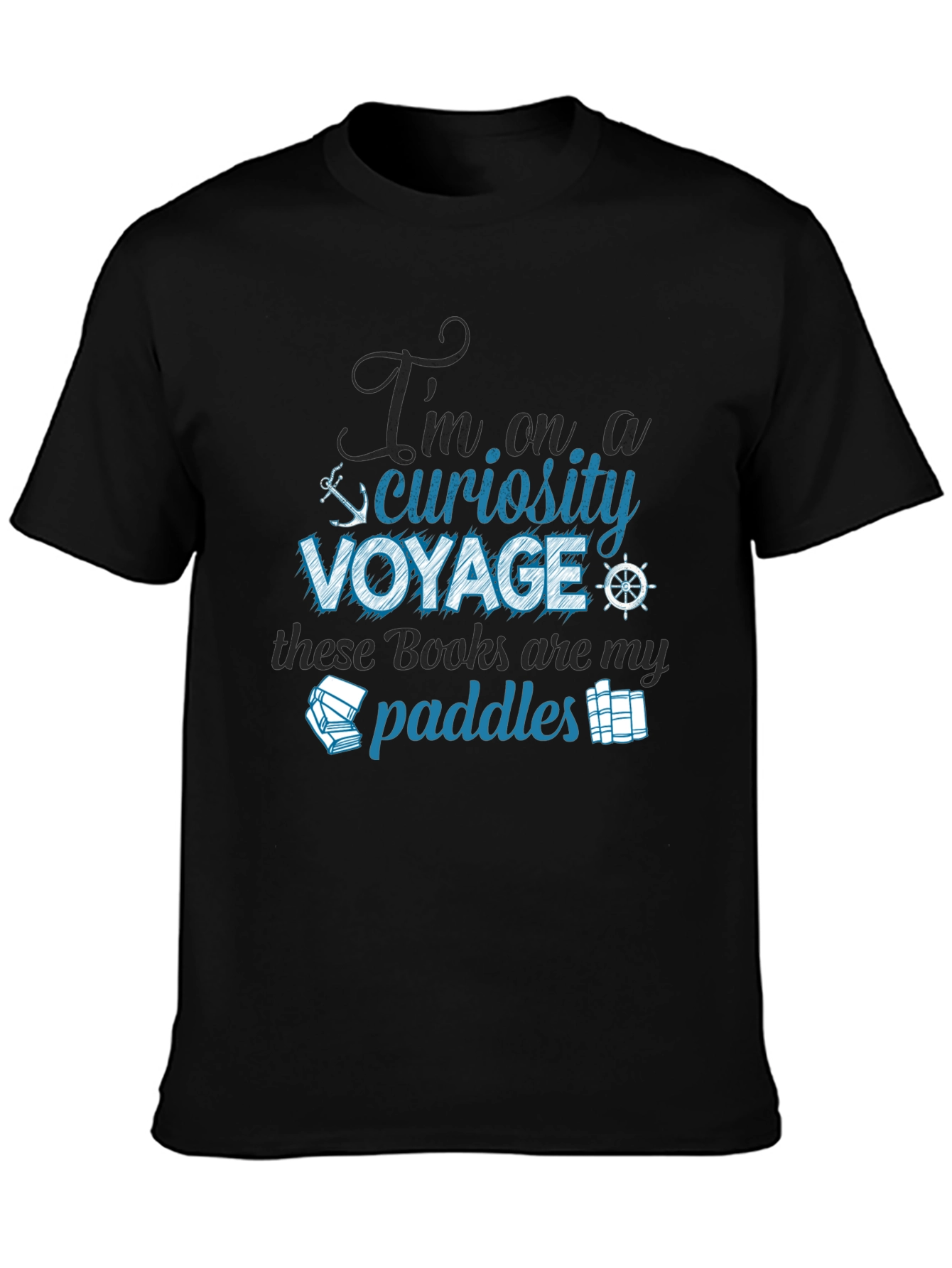 Curiosity Voyage T-Shirt - Book Lover Tee