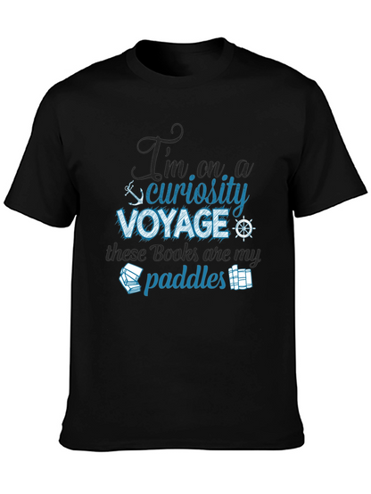 Curiosity Voyage T-Shirt - Book Lover Tee