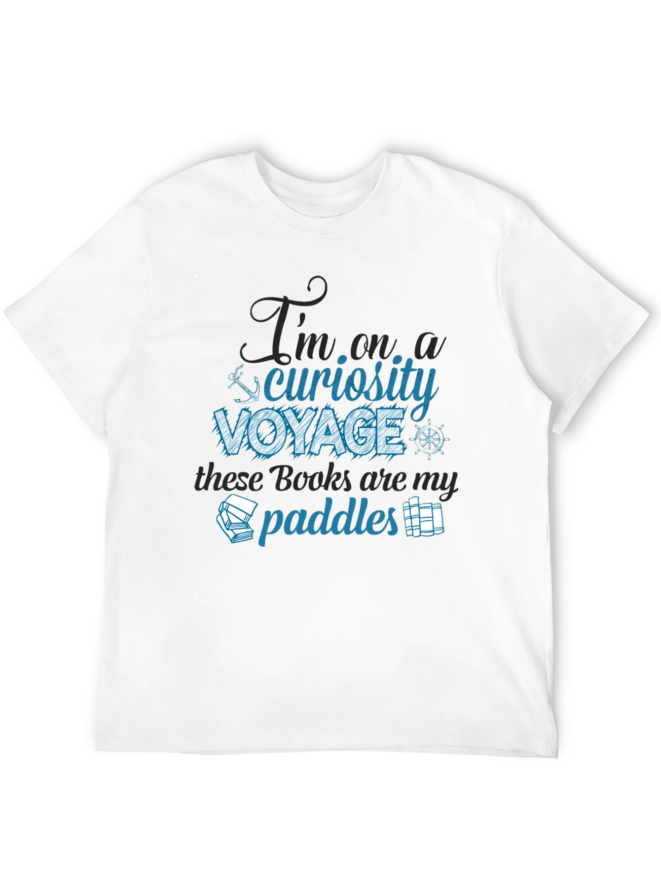 Curiosity Voyage T-Shirt - Book Lover Tee