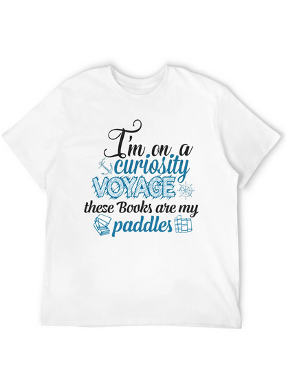 Curiosity Voyage T-Shirt - Book Lover Tee