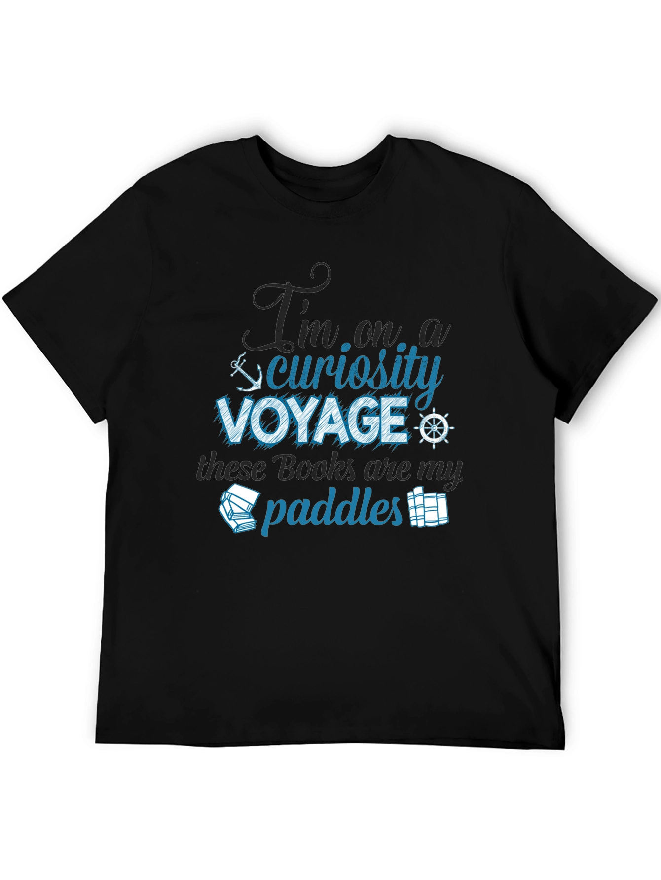 Curiosity Voyage T-Shirt - Book Lover Tee