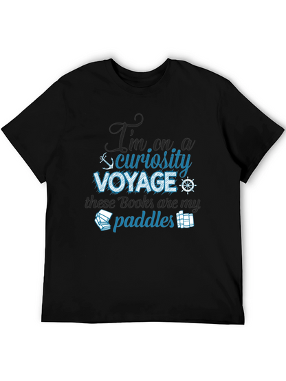 Curiosity Voyage T-Shirt - Book Lover Tee