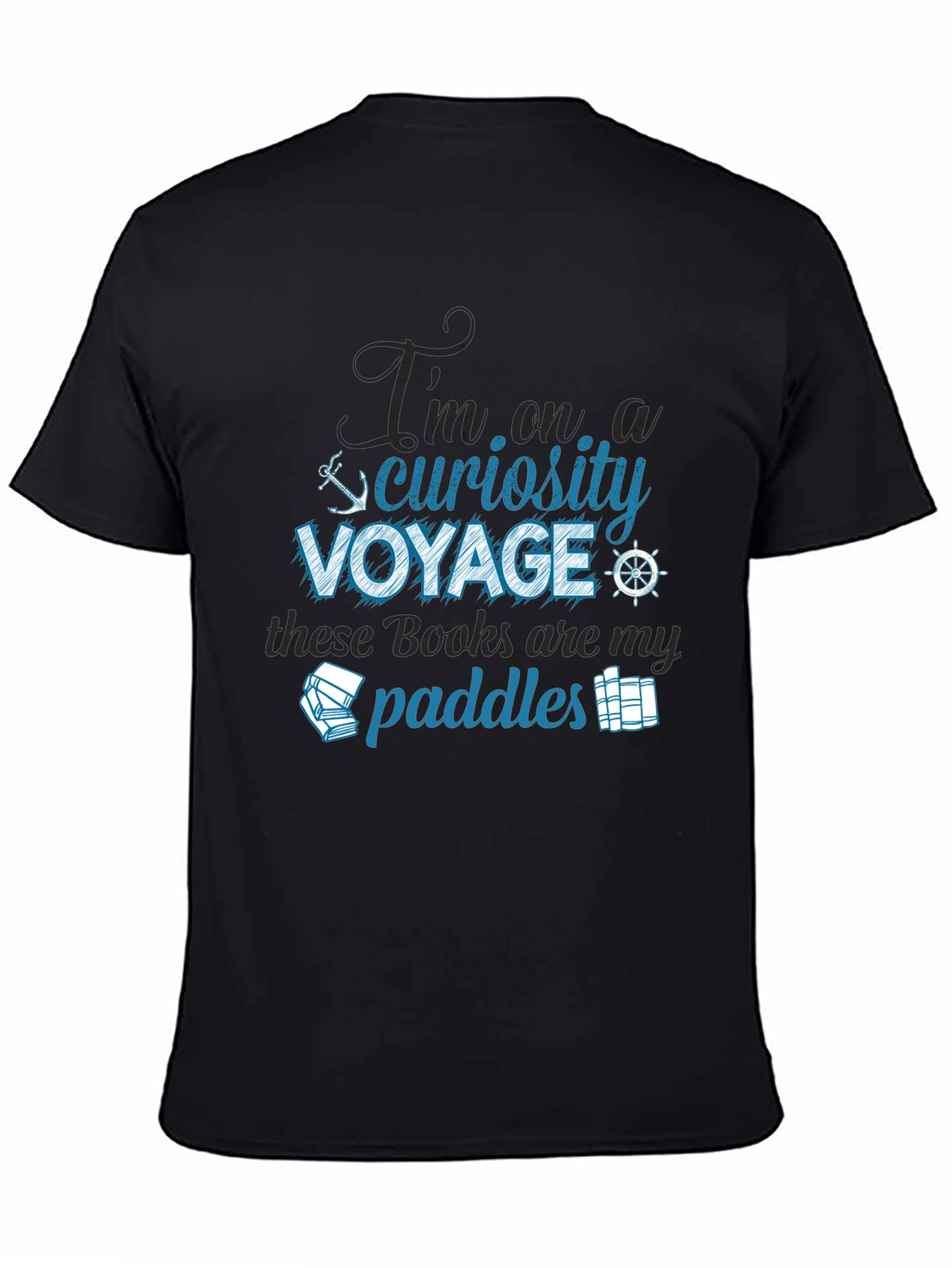 Curiosity Voyage T-Shirt - Book Lover Tee