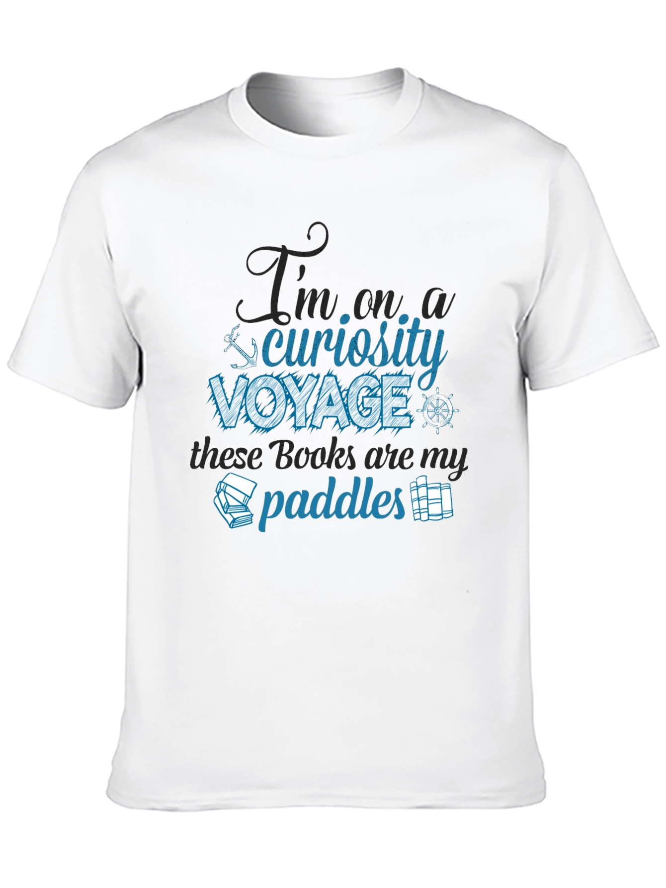 Curiosity Voyage T-Shirt - Book Lover Tee