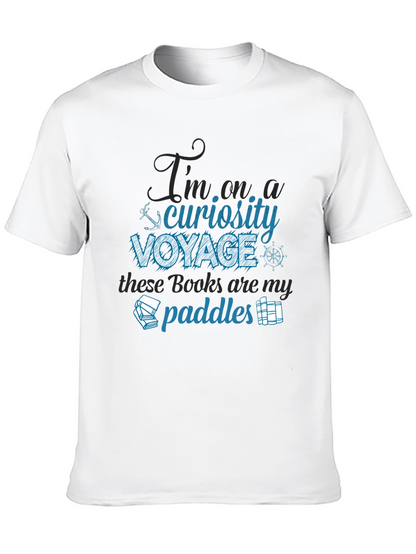Curiosity Voyage T-Shirt - Book Lover Tee