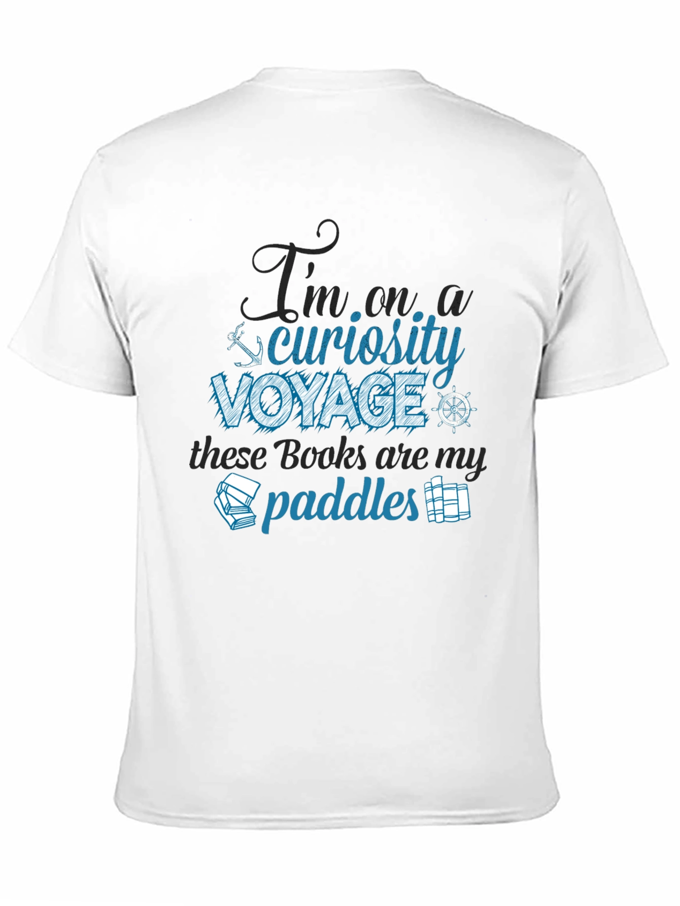 Curiosity Voyage T-Shirt - Book Lover Tee