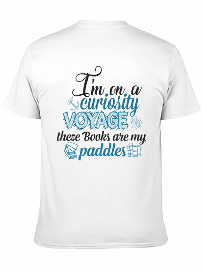 Curiosity Voyage T-Shirt - Book Lover Tee