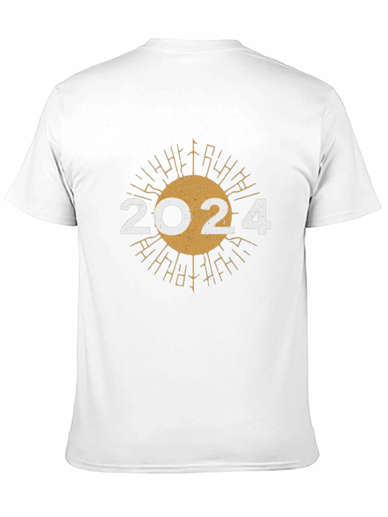 2024 Sunburst Graphic Tee - New Year Celebration
