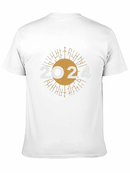 2024 Sunburst Graphic Tee - New Year Celebration