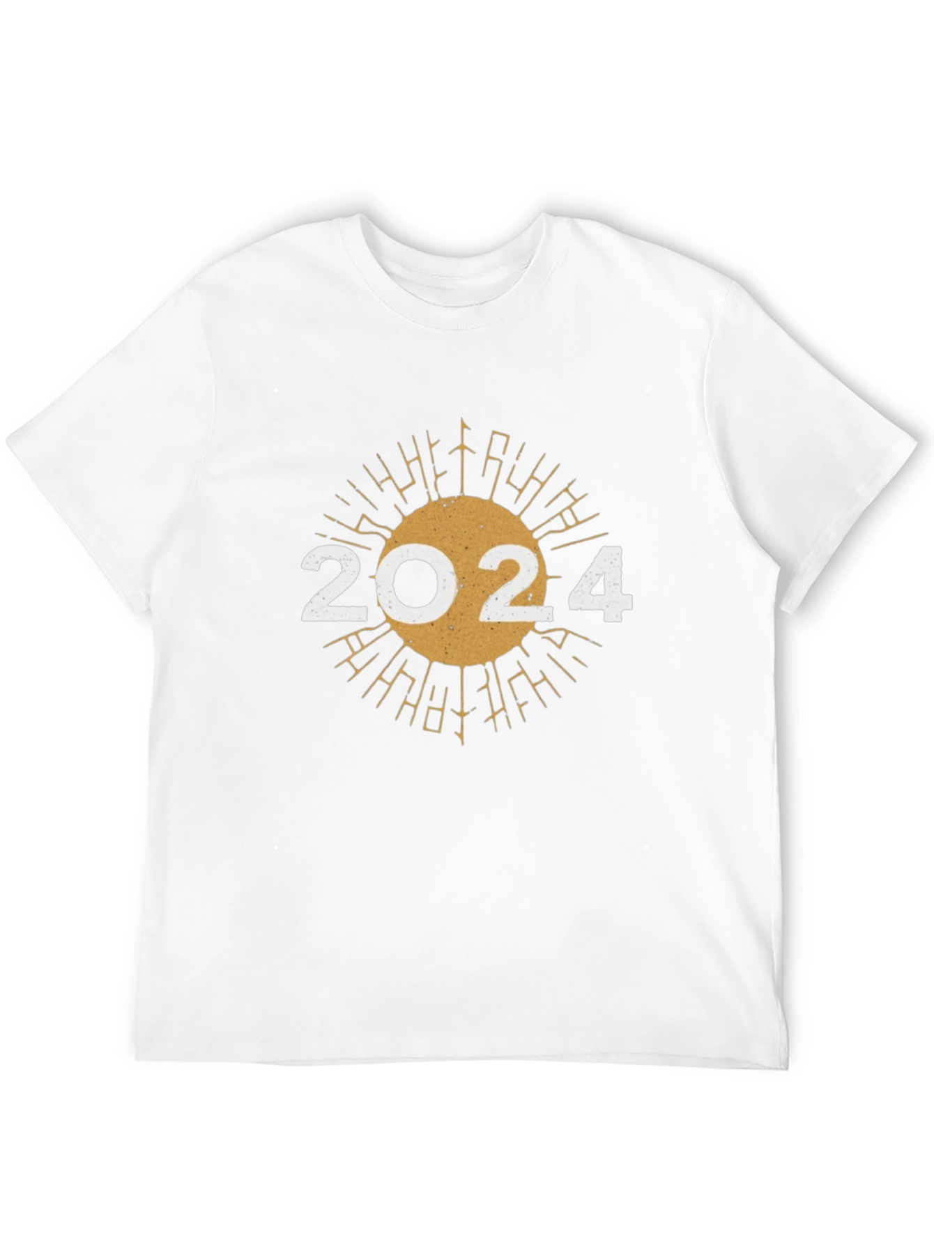 2024 Sunburst Graphic Tee - New Year Celebration