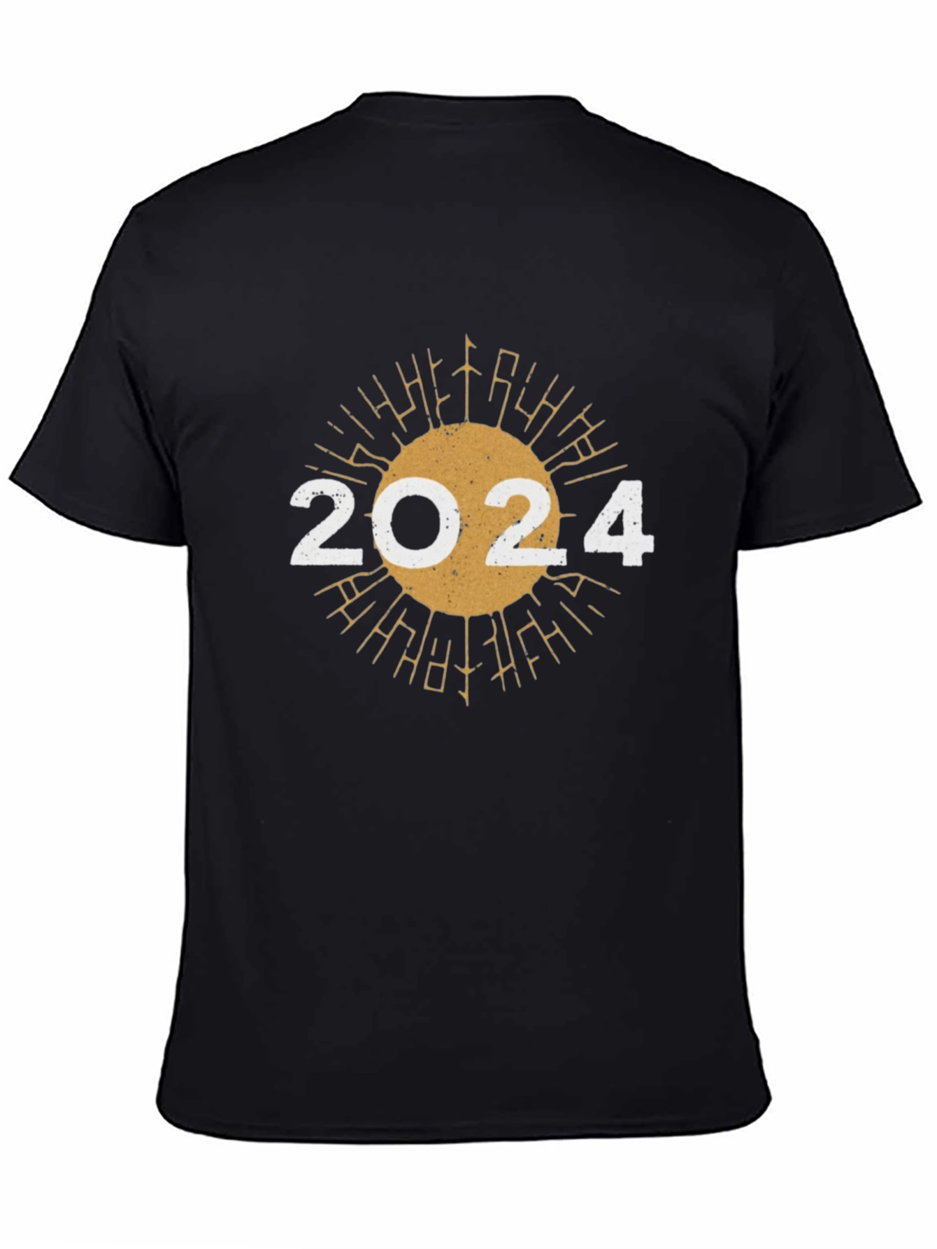 2024 Sunburst Graphic Tee - New Year Celebration