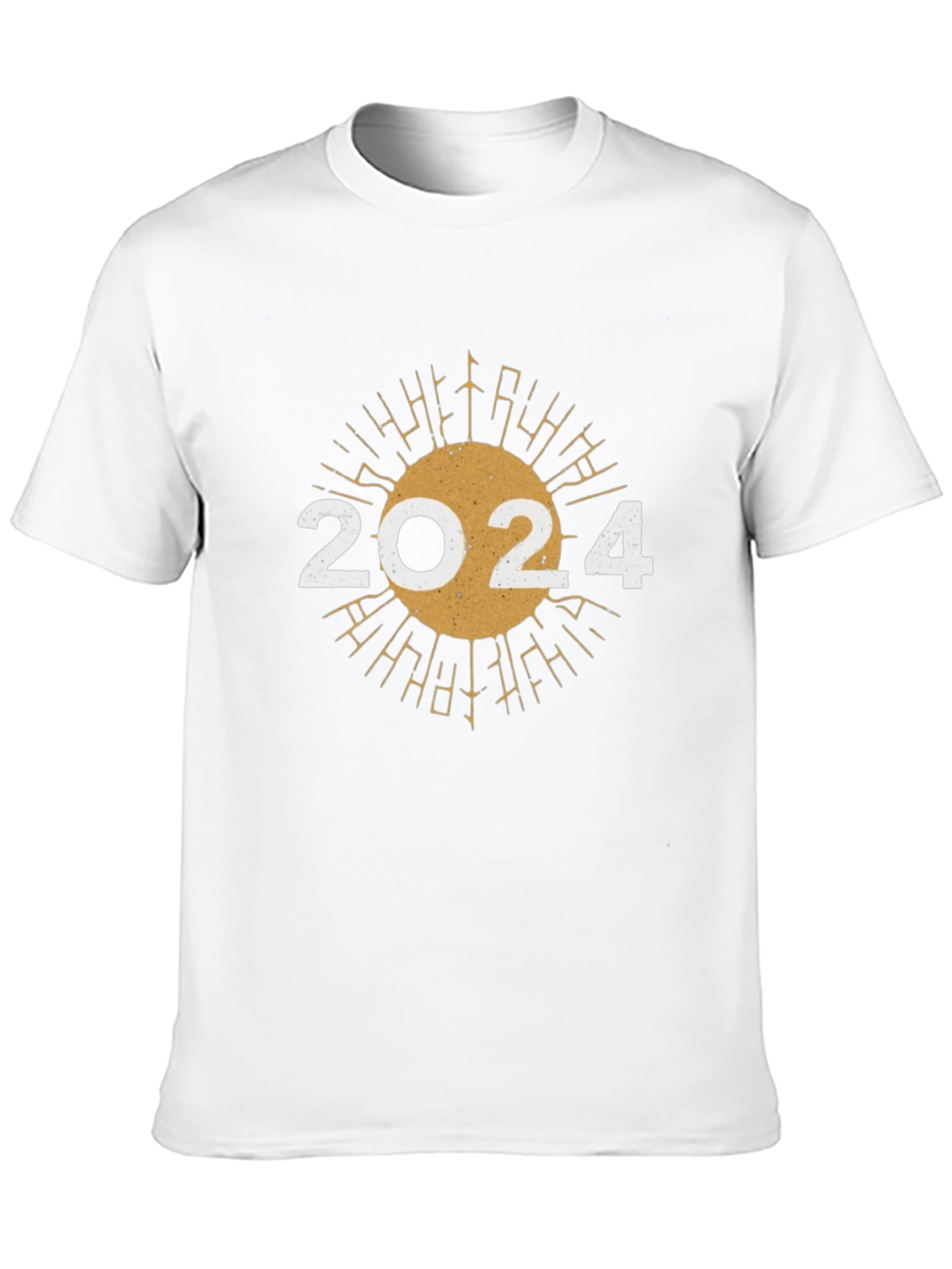2024 Sunburst Graphic Tee - New Year Celebration