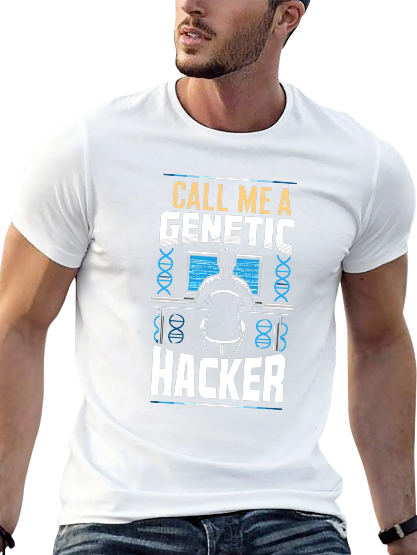 Genetic Hacker T-Shirt - Funny Science Tee